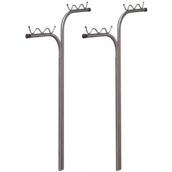 アイリスオーヤマ 【2本セット】オールステンレス物干し支柱 ASM-1655