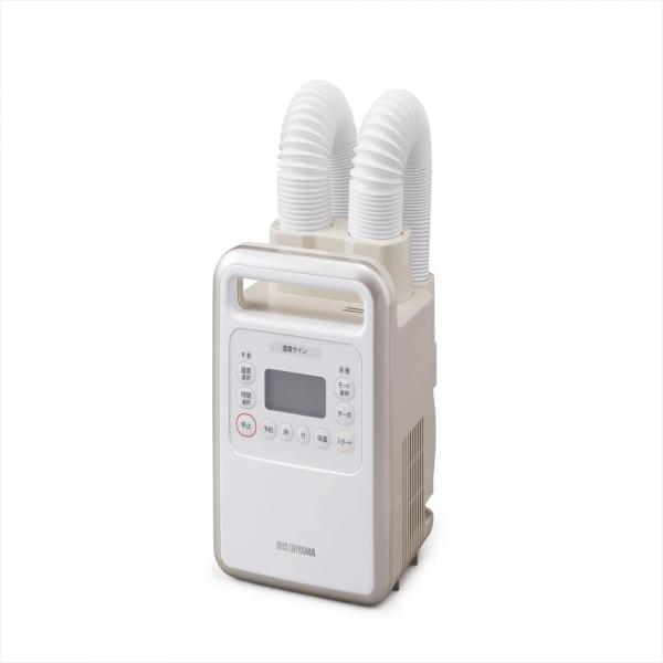 アイリスオーヤマ ふとん乾燥機 ハイパワーツインノズル ゴールド KFK-401