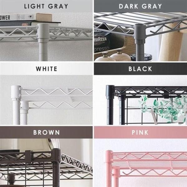 メタルラック 5段 カラーメタルラック ハイタイプ 幅75cm CMM-75185 ブラウン メタルラック 5段 カラーメタルラック ハイタイプ 幅75cm CMM-75185 ブラウン