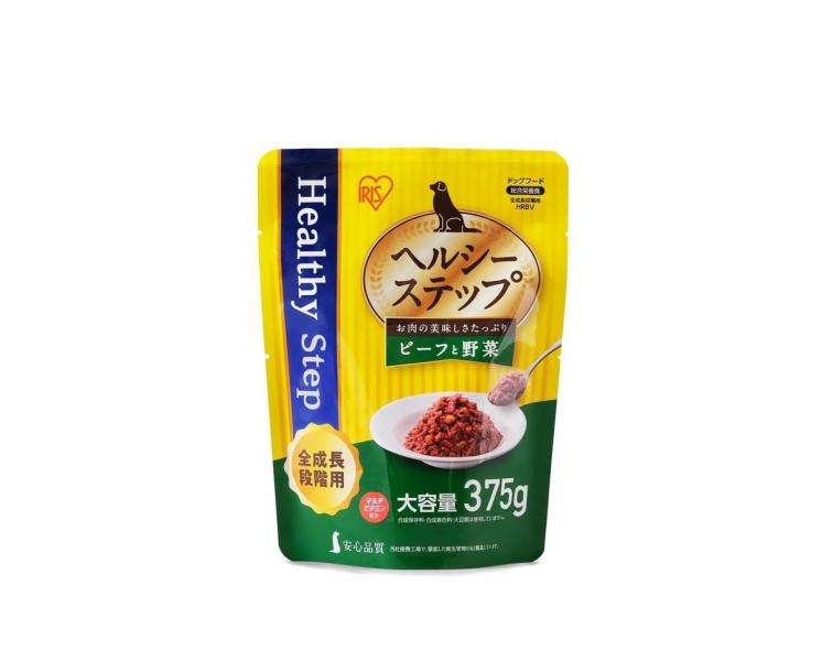 ヘルシーステップレトルト ビーフと野菜375g 全成長段階用 HRBV