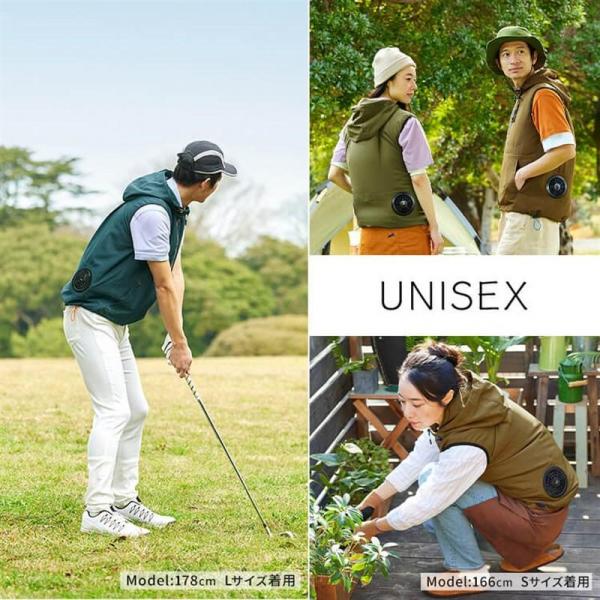 クールウェア フード付きベストセット FC23300-BGXL ブルーグリーン XLサイズ クールウェア フード付きベストセット FC23300-BGXL ブルーグリーン XLサイズ