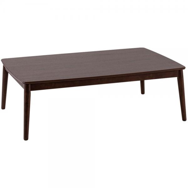 こたつ 丸脚デザイン 120×80 ブラウン【プラザセレクト】