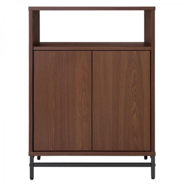 ユニットキャビネット UTC-590W ウォールナット/ブラック