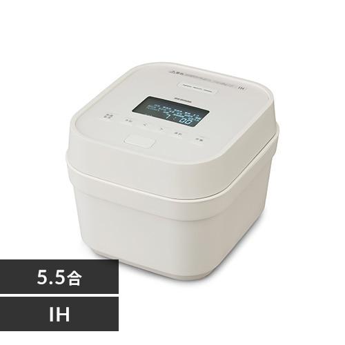 炊飯器 5.5合 IH 50銘柄炊き RC-IGA50-W フェイクライスメニュー 極厚火釜ホワイト