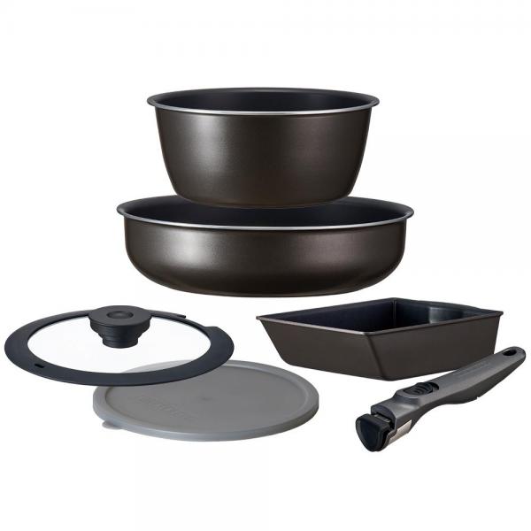 アイリスオーヤマ TERACOAT 深型6点セット EHDC-S6S グレイッシュブラウン