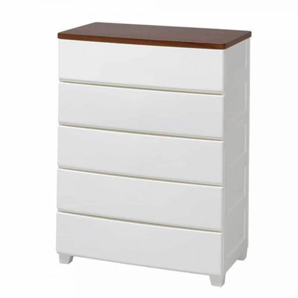 アイリスオーヤマ ウッドトップチェスト 5段 MG-725 ホワイト 15,096円