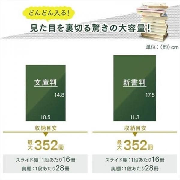 コミックラック スライドダブル CSD-9090 ビーチ