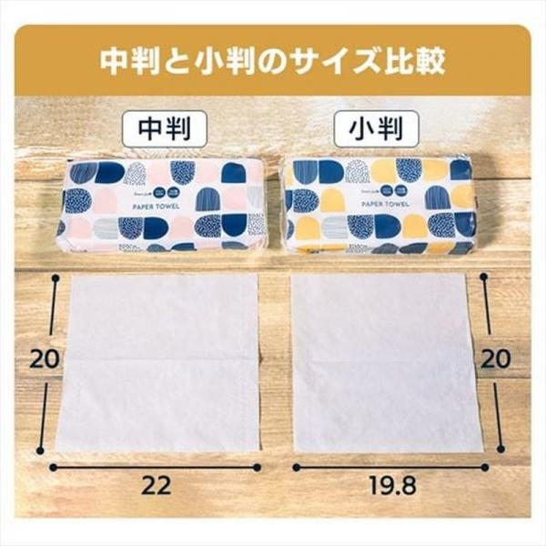 【56パック】ペーパータオル 4パック×14 スマートエール