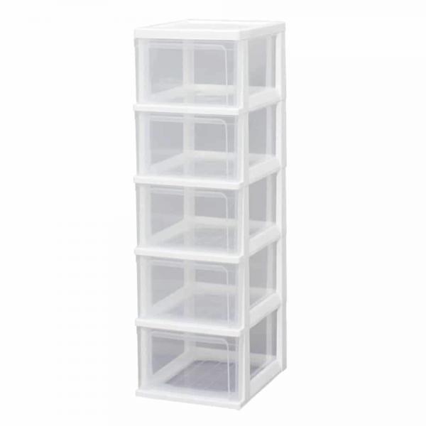 アイリスオーヤマ ウッドトップチェスト 5段 WTS-305 ホワイト