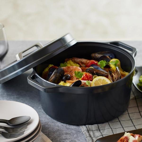 無加水鍋 COTOCO MKSN-S24 チャコールグレー