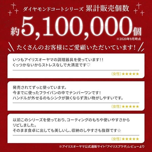 アイリスオーヤマ ダイヤモンドコートパンD-plus 10点セット IH・ガス火用 PDCI-S10S チェスナットブラウン