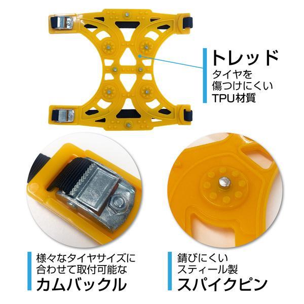 SNB-32 Meltec クルマ用緊急脱出用タイヤネット 突然の積雪・凍結時に