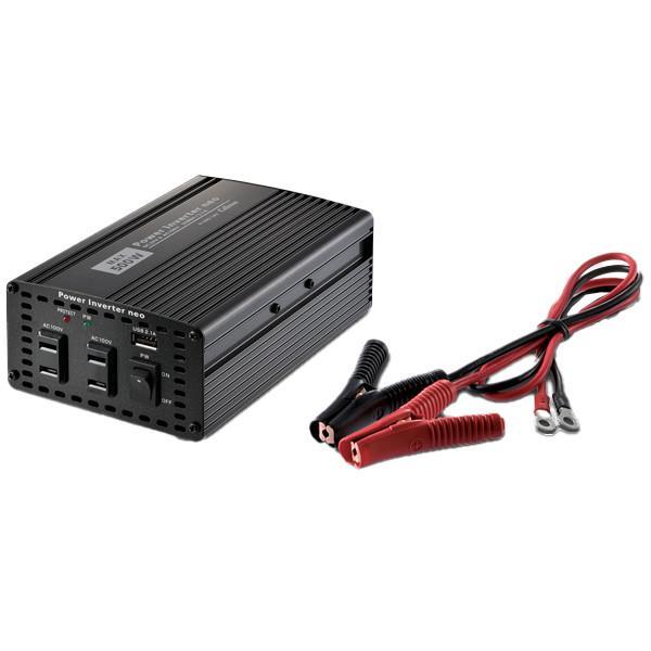 PI-500/24 CellSTAR パワーインバーターネオ DC24V車専用 AC100V 定格出力400W（最大出力500W） USB 5V定格出力2.1A