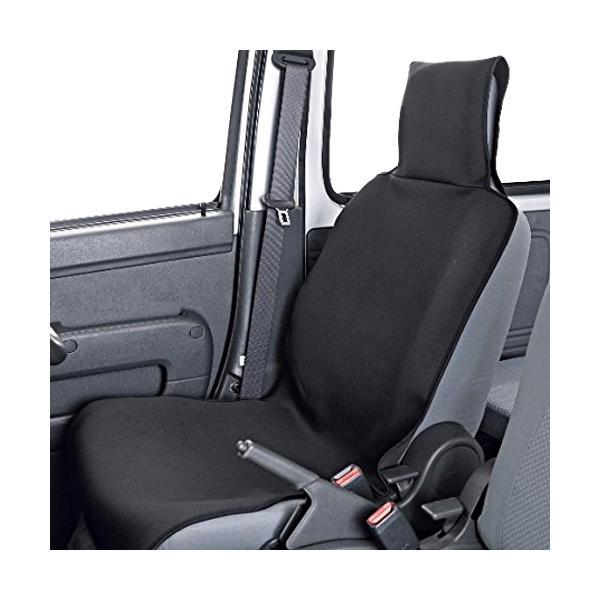 2151-10BK BONFORM シートカバー 軽ワーカーズ 軽バン フロント用1枚入り 防水 丸洗いOK ズレ防止加工 ウエットスーツ素材 カラー:ブラック