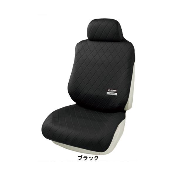 4022-10BK BONFORM シートカバー ファインドライ 軽/普通車用 フロント用1枚入り 丸洗いOK カラー:ブラック