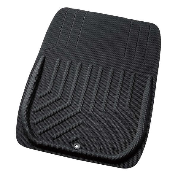 6462-01BK BONFORM カーマット カットタフマット 軽/普通車用 前席1枚入り ノンスリップ加工 防水 サイズ:48×65cm カラー:ブラック