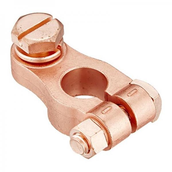 ＃D1- Meltec バッテリーターミナル（D端子）マイナス ボルト式 銅メッキ処理