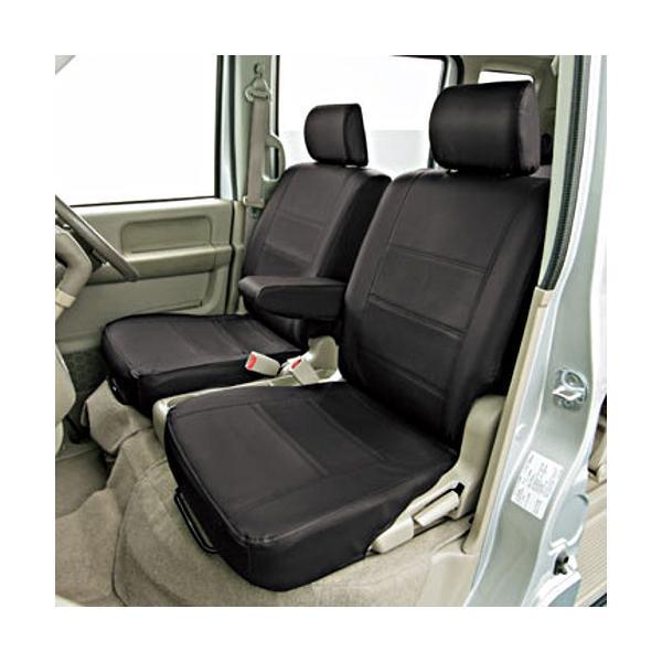 4450-07BK BONFORM シートカバー ソフトレザーD× M4-20エブリーワゴン 専用2列車 カラー:ブラック