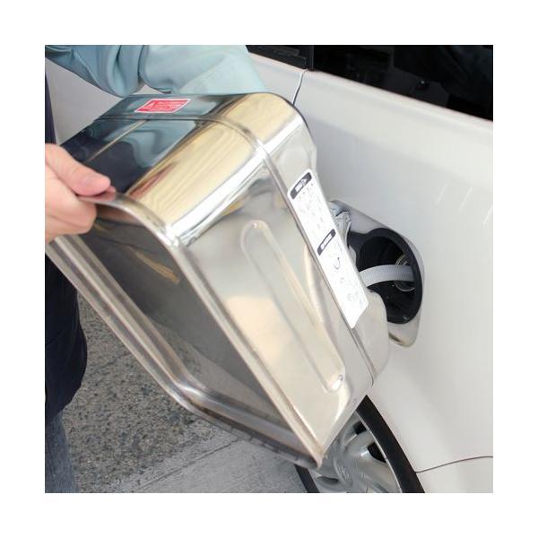 SK-674 Meltec ガソリン携行缶 ステンレス製 10L