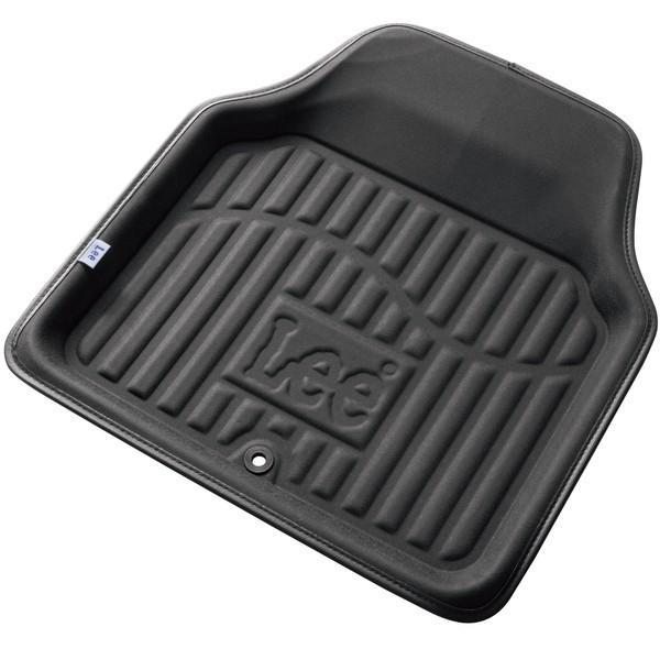6477-48BK BONFORM バケットマット Leeタフマット 後席 前席SS兼用1枚 45x48cm ブラック