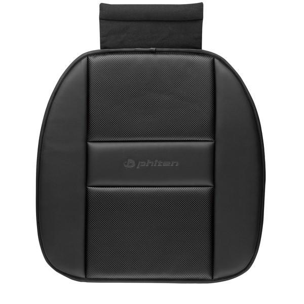 5816-43BK BONFORM シートクッション ファイテンレザー アクアチタン 45x45cm ブラック
