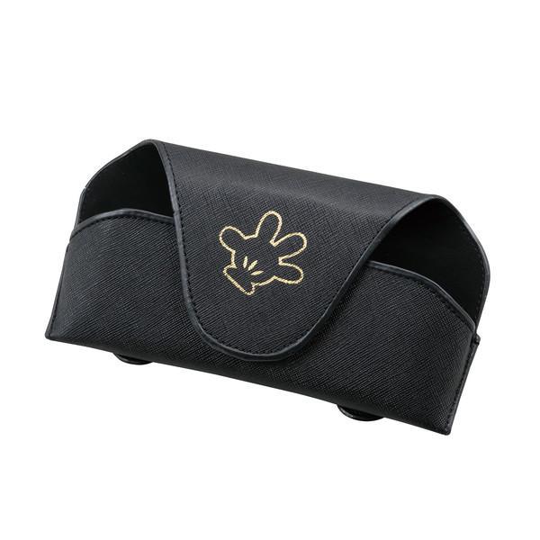 7244-88BK BONFORM 収納 クラッシーミッキー サングラスケース サイズ180×55×85mm カラーブラック