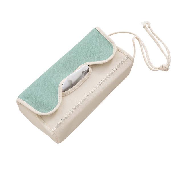 7246-05LBL BONFORM ティッシュカバー カラーメイクアップ 抗菌防臭 サイズ:24×12cm カラー:ライトブルー