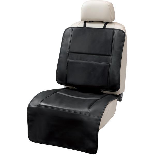 4122-93BK BONFORM シートカバー 防汚レザーカバー 背・座カバー サイズ55×129×35mm カラーブラック