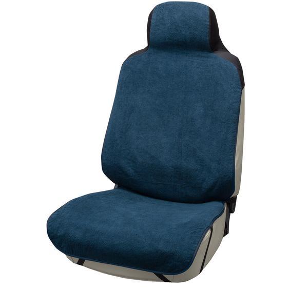 4042-10NV BONFORM シートカバー 吸水防水カバー 吸水・防水 フロント用1枚入り カラー:ネイビー