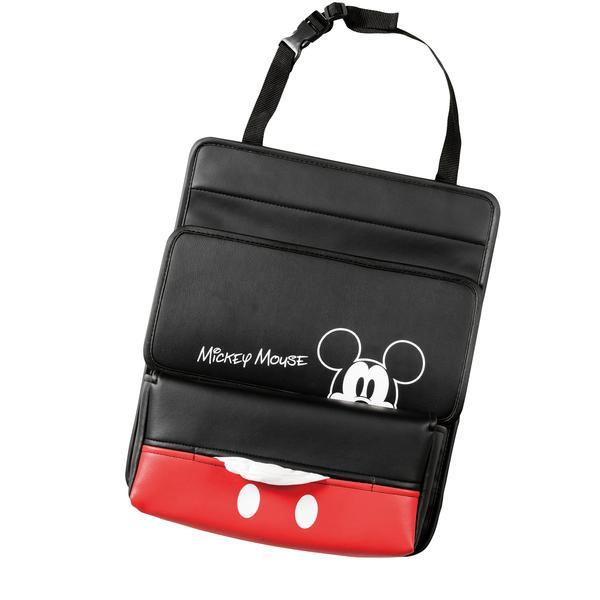 7240-08BK BONFORM 収納 ポップアップミッキー シートバックポケット 35x29cm ブラック