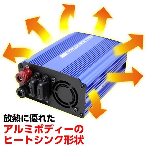 SIV-300 Meltec インバーター USB＆コンセント 静音タイプ DC12V