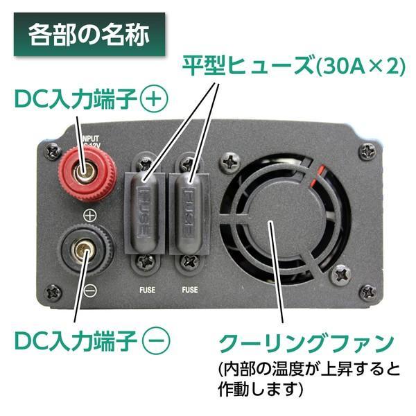 SIV-300 Meltec インバーター USB＆コンセント 静音タイプ DC12V
