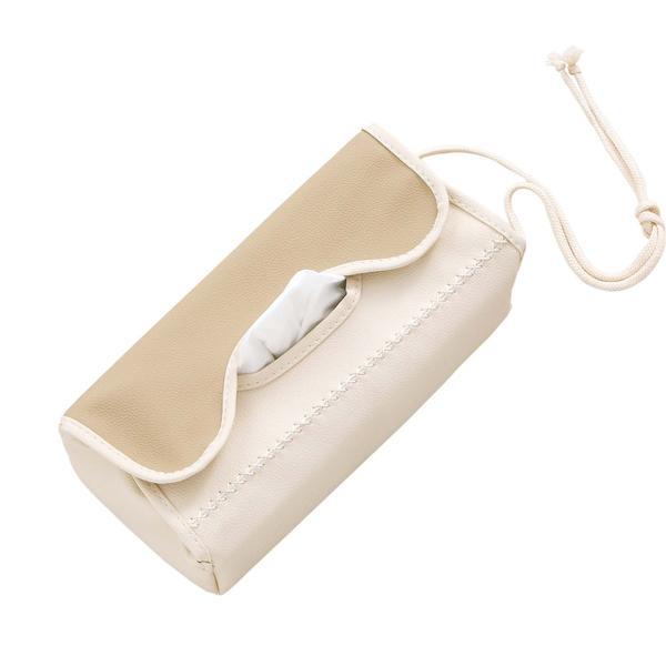 7246-05BE BONFORM ティッシュカバー カラーメイクアップ 抗菌防臭 サイズ:24×12cm カラー:ベージュ