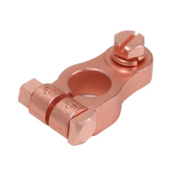 ＃D1-8＋ Meltec バッテリーターミナル（D端子）プラス ボルト式 端子穴8mm
