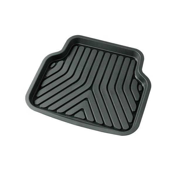 6279-08BK BONFORM カーマット 3Dプライム 普通車用 リア用1枚入り 立体構造で汚れキャッチ ズレ防止加工 丸洗いOK サイズ:50×45cm カラー:ブラック