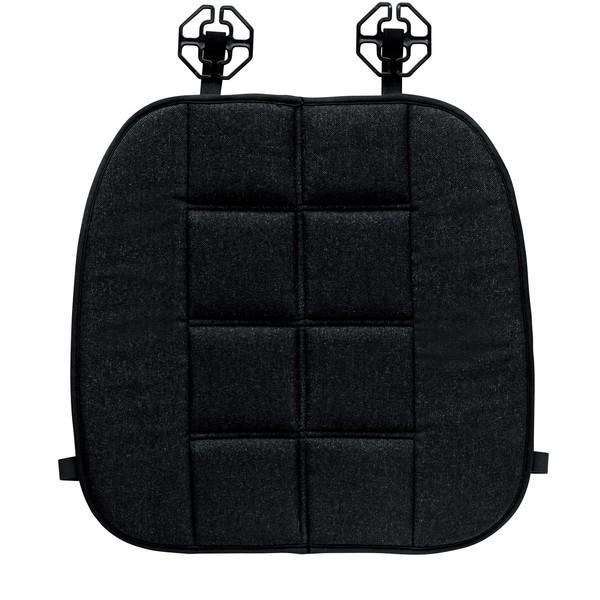 5786-43BK BONFORM クッション 竹炭D× ヒップ型 サイズ:45×45cm カラー:ブラック