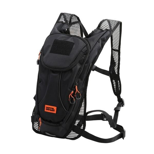 DBT616-BK DOPPELGANGER 軽量＆スリム ナローバックパック W29×L（D）8×H49cm（ハイドレーション通過ショルダーを含む） ブラック