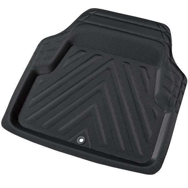 6481-48BK BONFORM バケットマット 3Dフィットシェイプ 後席・前席SS兼用1枚 45x48cm ブラック