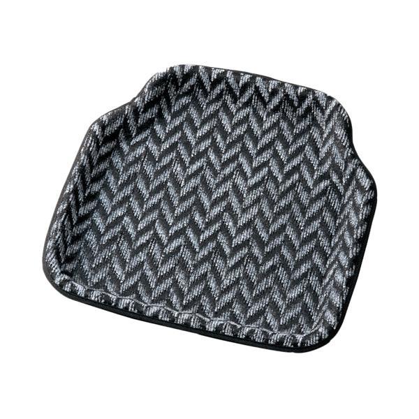 6265-08GR BONFORM カーマット 3Dヘリンボン柄 普通車 リヤ 1枚 ズレ防止加工 50x50x4.5cm グレー