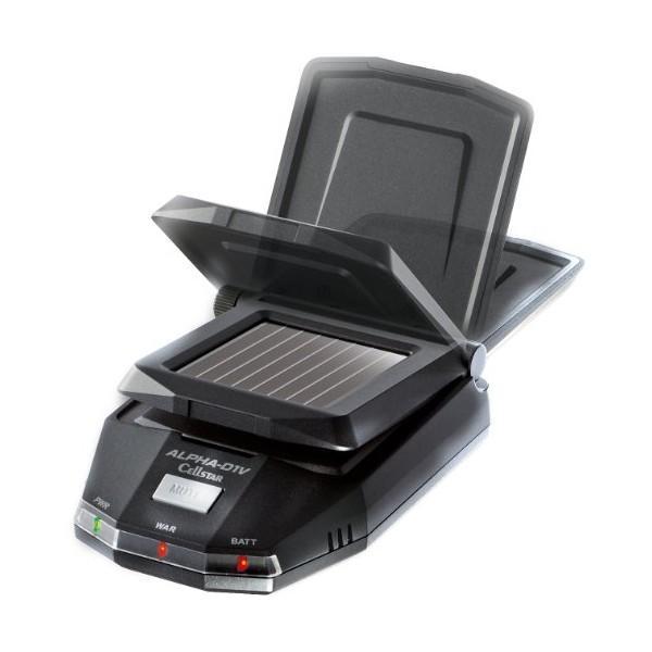 ALPHA-D1V CellSTAR 角度可変ソーラーレーダー探知機 DC12V車専用
