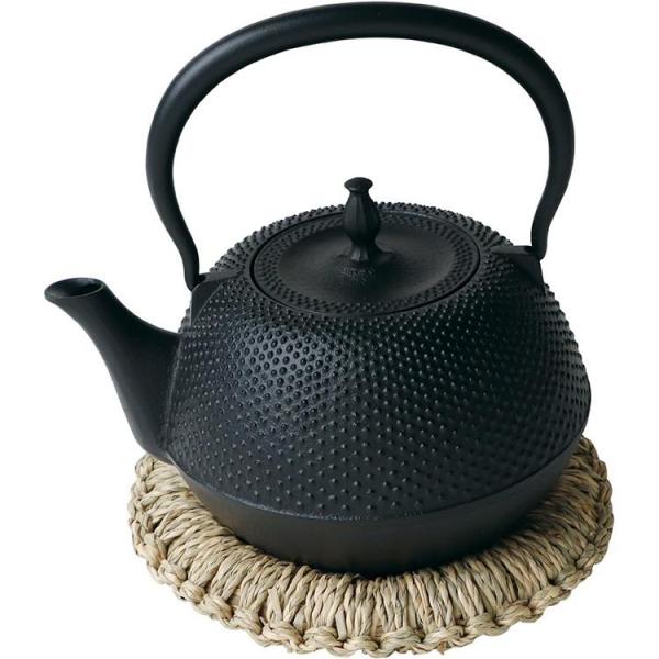 ヤマコー 鉄瓶 南部鋳鉄 黒 19×19×19cm 782673