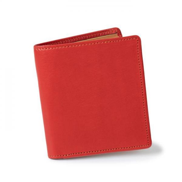 【 レッド 】INNFITH BORSA2 二つ折り札入れ札入れ 小銭入れなし 薄い 通販 二つ折り カード入れ ブランド INNFITH インフィス BORSA2 ボルサ2 551407 イタリアンレザー 革 牛革 レザー 札入れ 2つ カードポケット 8つ スリム 胸ポケット レッド ブラック ブラウン ダークブラウン メンズ シンプル ビジネス