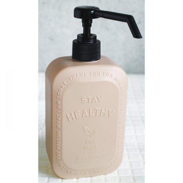 【 ピンク 】GEO NATURE ジオナチュレ リキッド ディスペンサー通販 ディスペンサー リキッド リキッドタイプ リキッドボトル ボトル ボディソープ ハンドソープ ハンドディスペンサー アルコール除菌ジェル GEO NATURE ジオナチュレ ブルー グレー ピンク ベージュ アイボリー