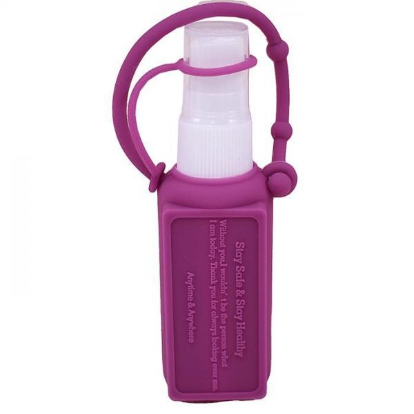【 h04-2050.Rect.ルビー 】GEO NATURE  ジオナチュレ ポーダブル ボトル ウィズ ホルダースプレーボトル ホルダー 携帯 通販 ジオナチュレ ポータブルボトル GEO NATURE ホルダー  ボトル 容器 除菌スプレー 詰め替え 消臭スプレー スプレー容器 小さめ ミニボトル バッグチャーム 大人 かわいい アトマイザー ケース
