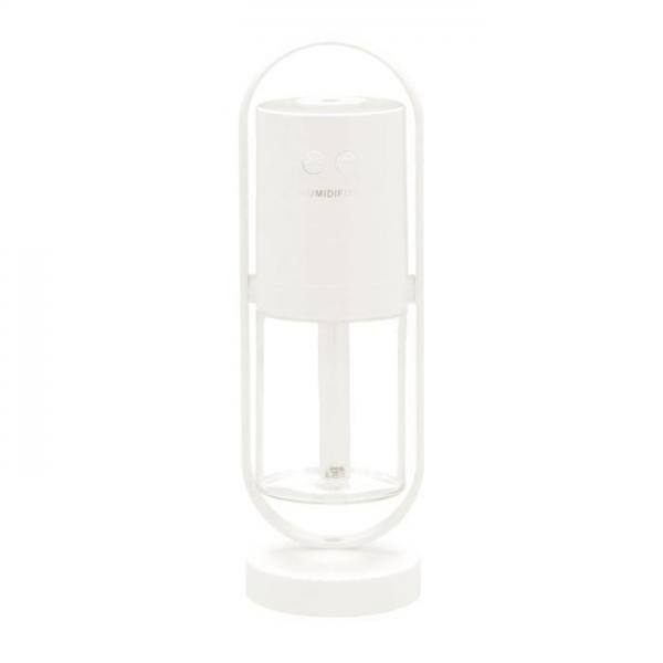 【 ホワイト 】ミスト 加湿器 マジックシャドウ加湿器 usb 卓上 通販 ミスト ライト LEDライト 間接照明 照明 小型 乾燥 対策 除菌 加湿 おしゃれ コンパクト オフィス マジックシャドウ 車載用 車用 雑貨 インテリア