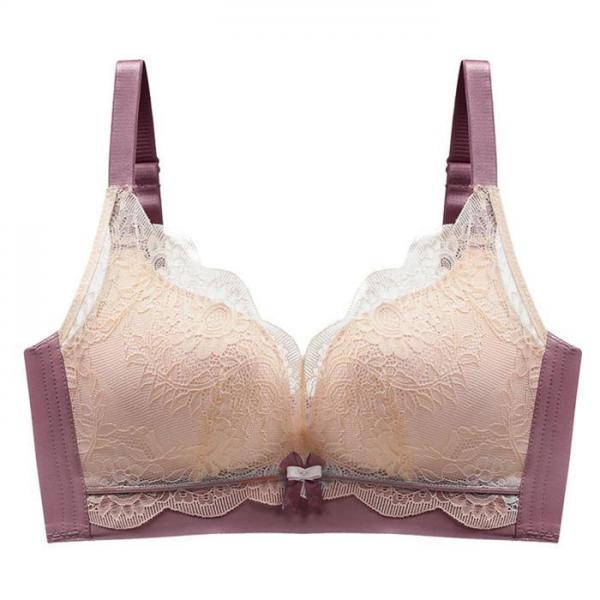 DMM.com [【 ベージュ×ピンク 】【 40/90C 】ブラジャー pmybra1202