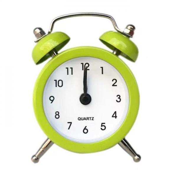 【 グリーン 】目覚まし時計 pmylock29目覚まし時計 ベル 小さい 通販 ミニ アナログ時計 めざまし時計 目覚まし 時計 アラームクロック アラーム クロック 置時計 置き時計 めざまし ダブルベル ツインベル かわいい コンパクト