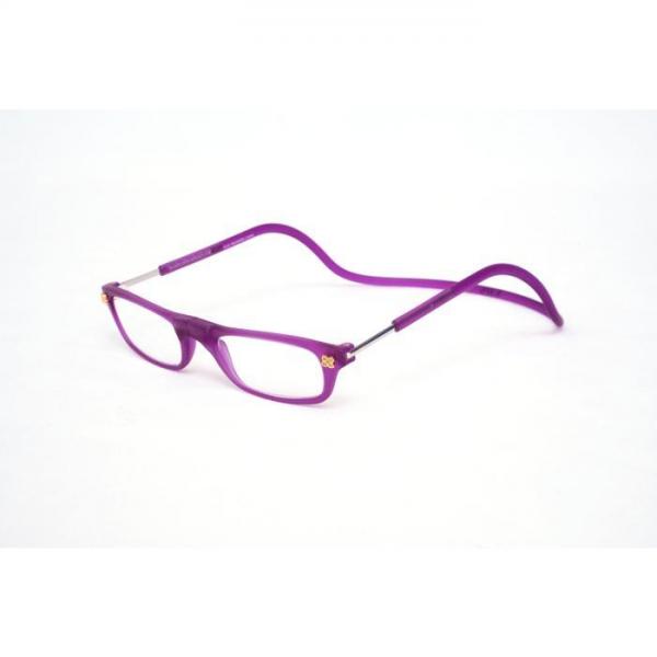 【 A-2.マットパープル 】【 度数+2.00 】CLIC carina クリック カリーナ 老眼鏡老眼鏡 度数調整 通販 CLIC carina フィット 軽量 丈夫 首からかけられる シニアグラス 芸能人愛用の老眼鏡 リーディンググラス 度数 選べる 度数調整できる マグネット 安心 アクセサリー感 華やか スクエア 耐久性 クリック カリーナ ブランド clic readers