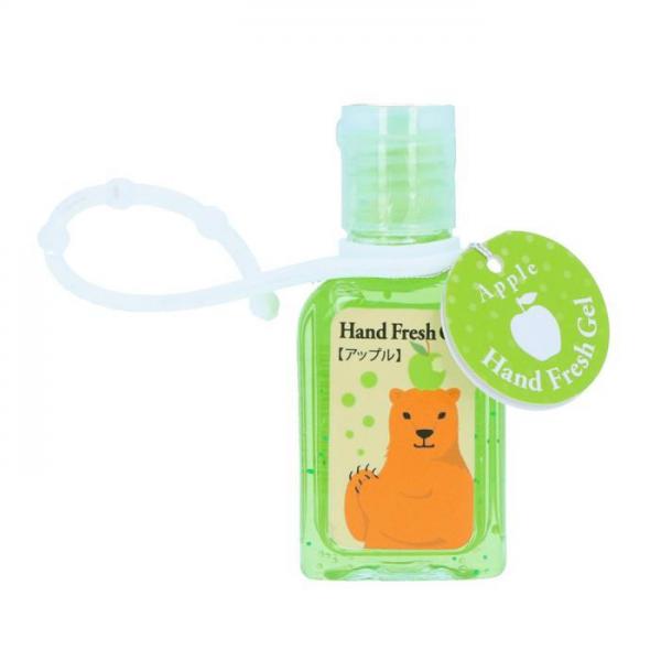 【 アップル 】ハンドフレッシュジェルハンドジェル 携帯用 通販 ホルダー ハンドフレッシュジェル ストラップ かわいい 30mL アルコール ジェル 消毒 アウトドア 持ち歩き ポケット ミニサイズ 可愛い ウイルス対策 清潔 香り エタノール 手 指 除菌 単品
