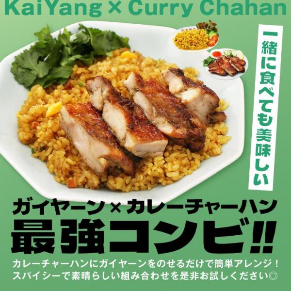 <大阪王将>タイ風グリルチキン ガイヤーン3袋＆カレーチャーハン6袋セット